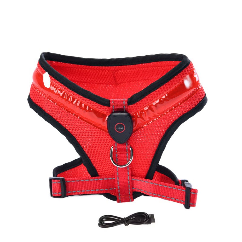 Tech Dog Accessories - Practical Luminous Pet LED Harness Breathable