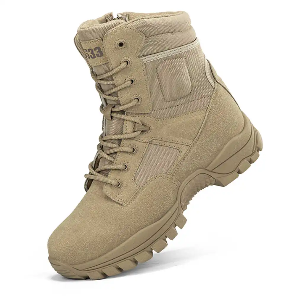 Trending Tech Accessories - Nonslip Genuine Leather Hiking Boots Designer
