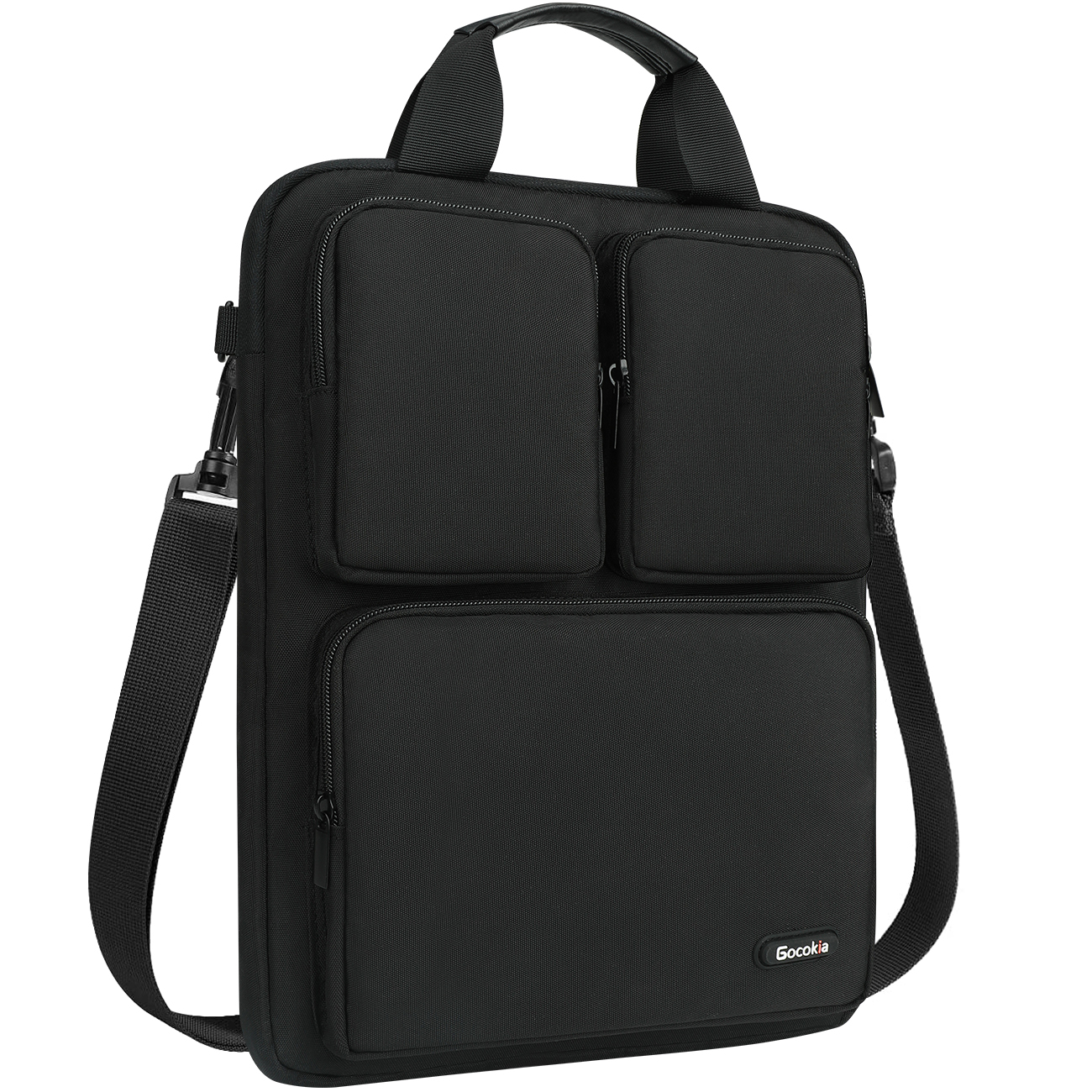 Tech Accessories Case - 14Inch Three Pocket Vertical Style Laptop