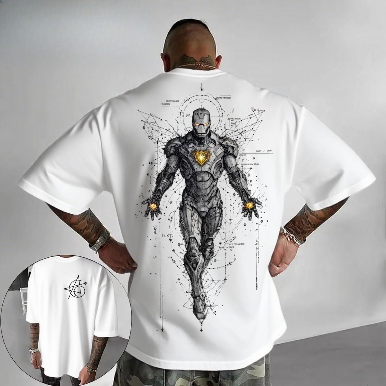 Trending Tech Accessories - 2026 New Cyberpunk Iron Man Tech