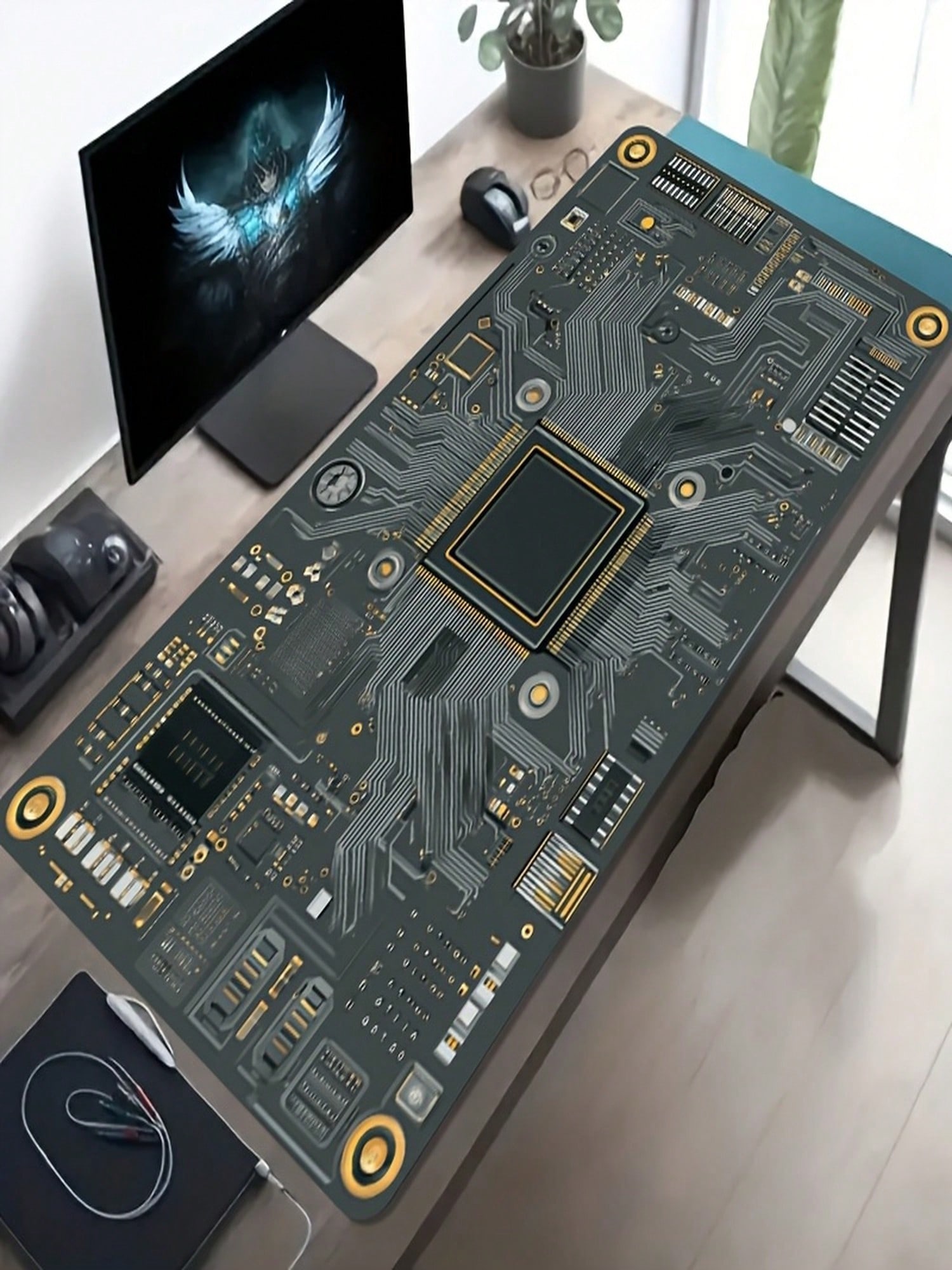 Tech Inspired Accessories - One Large E-Sports Gaming Mouse Pad,