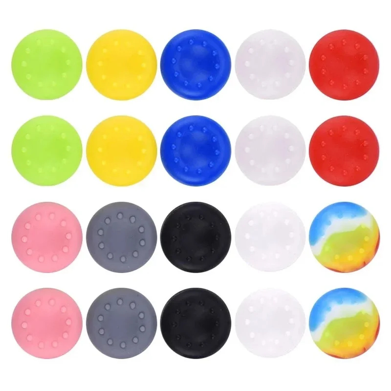 Tech Accessories Case - 20pcs Random Soft Silicone Gamepad Joystick