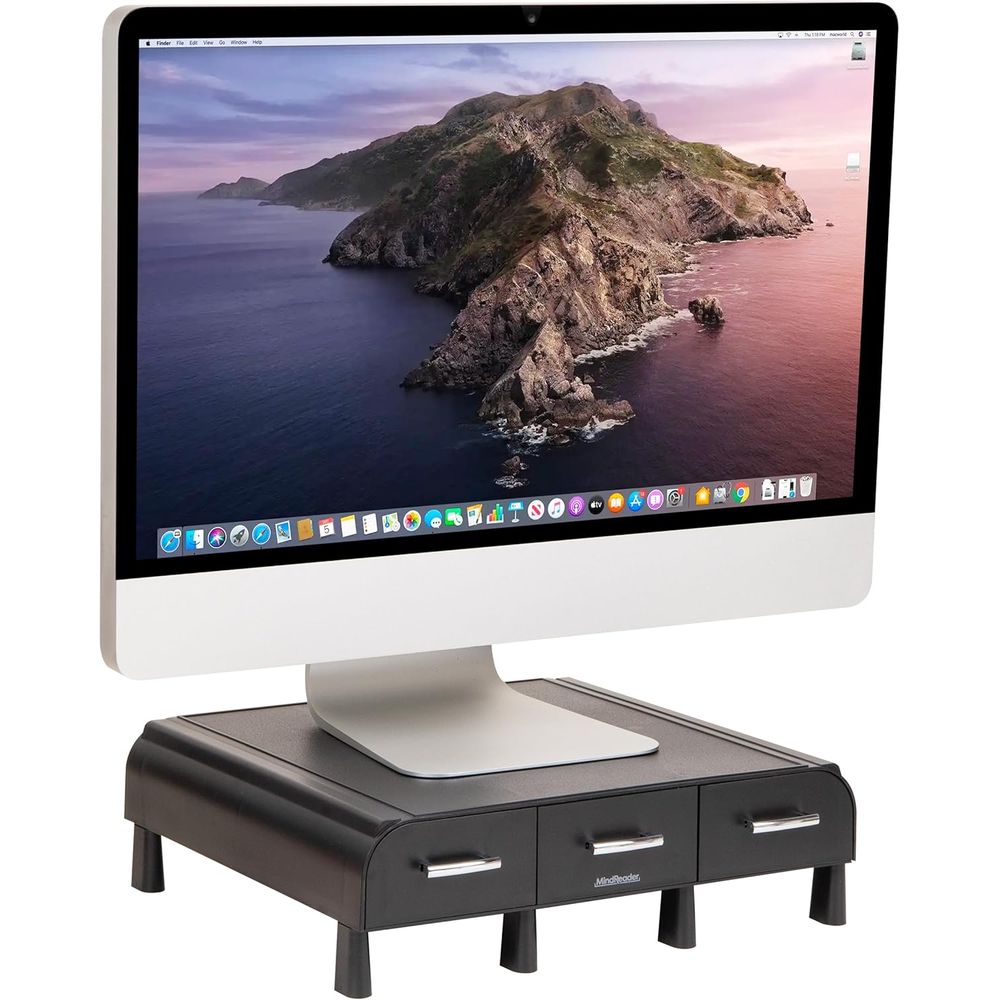 Laptop Stand Bamboo - Adjustable Laptop Stand with Organizer, 13.5x13x4,