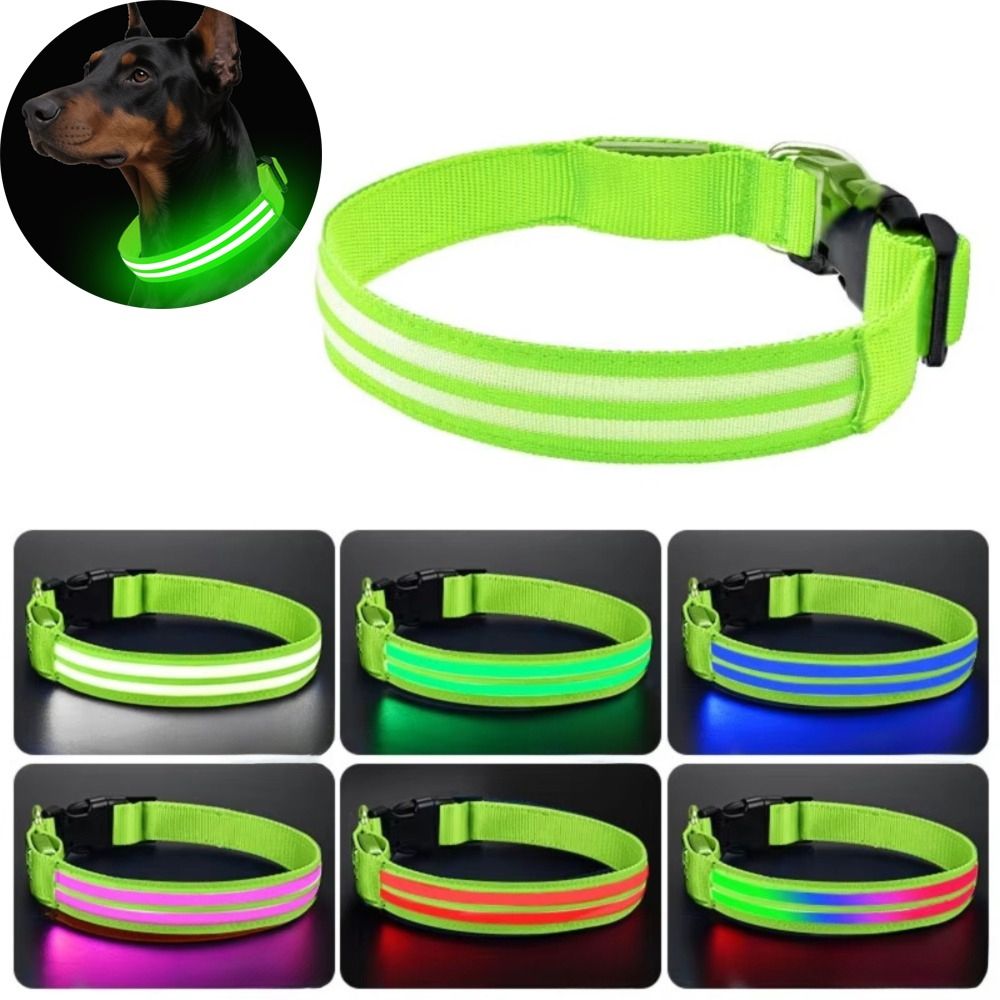 Adjustable Light Up Dog Collar - Tech Dog Accessories avaliação e preço
