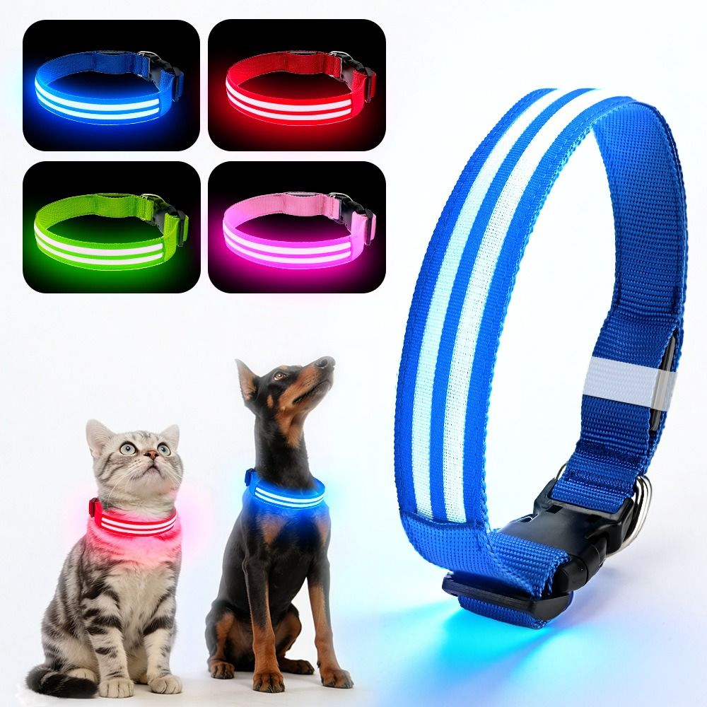 Adjustable Light Up Dog Collar - Tech Dog Accessories avaliação e preço