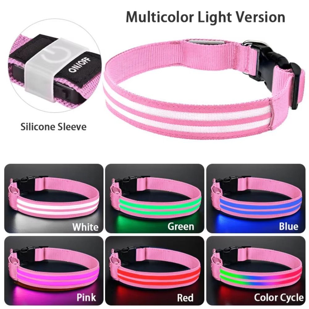 Adjustable Light Up Dog Collar - Tech Dog Accessories avaliação e preço