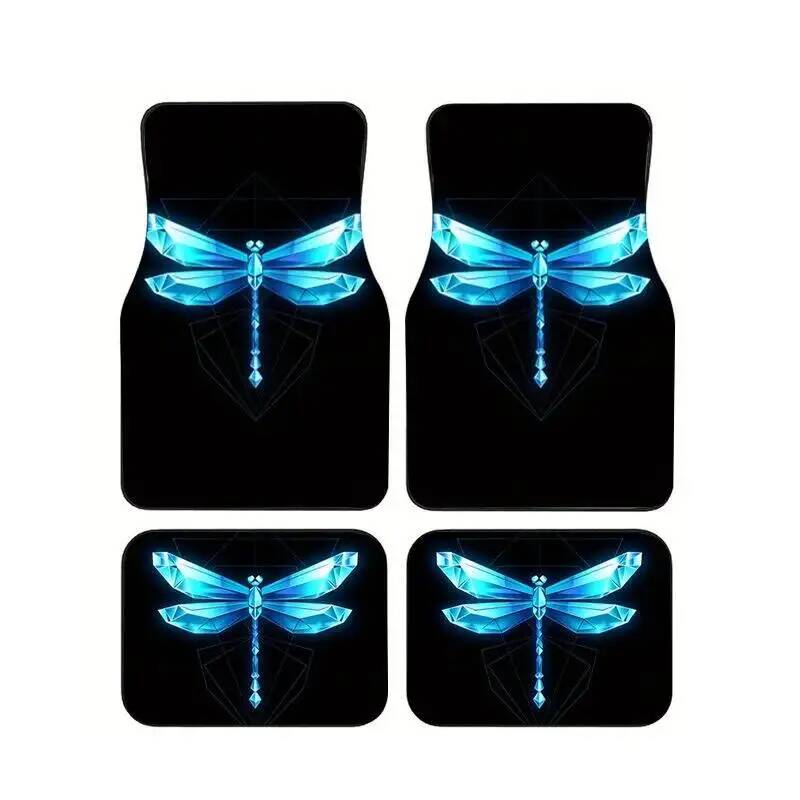 4Pcs Blue Crystal Dragonfly Bl - Universal Tech Accessories avaliação e preço