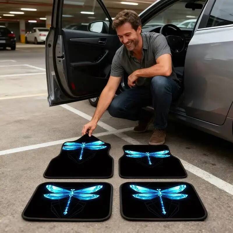 4Pcs Blue Crystal Dragonfly Bl - Universal Tech Accessories avaliação e preço