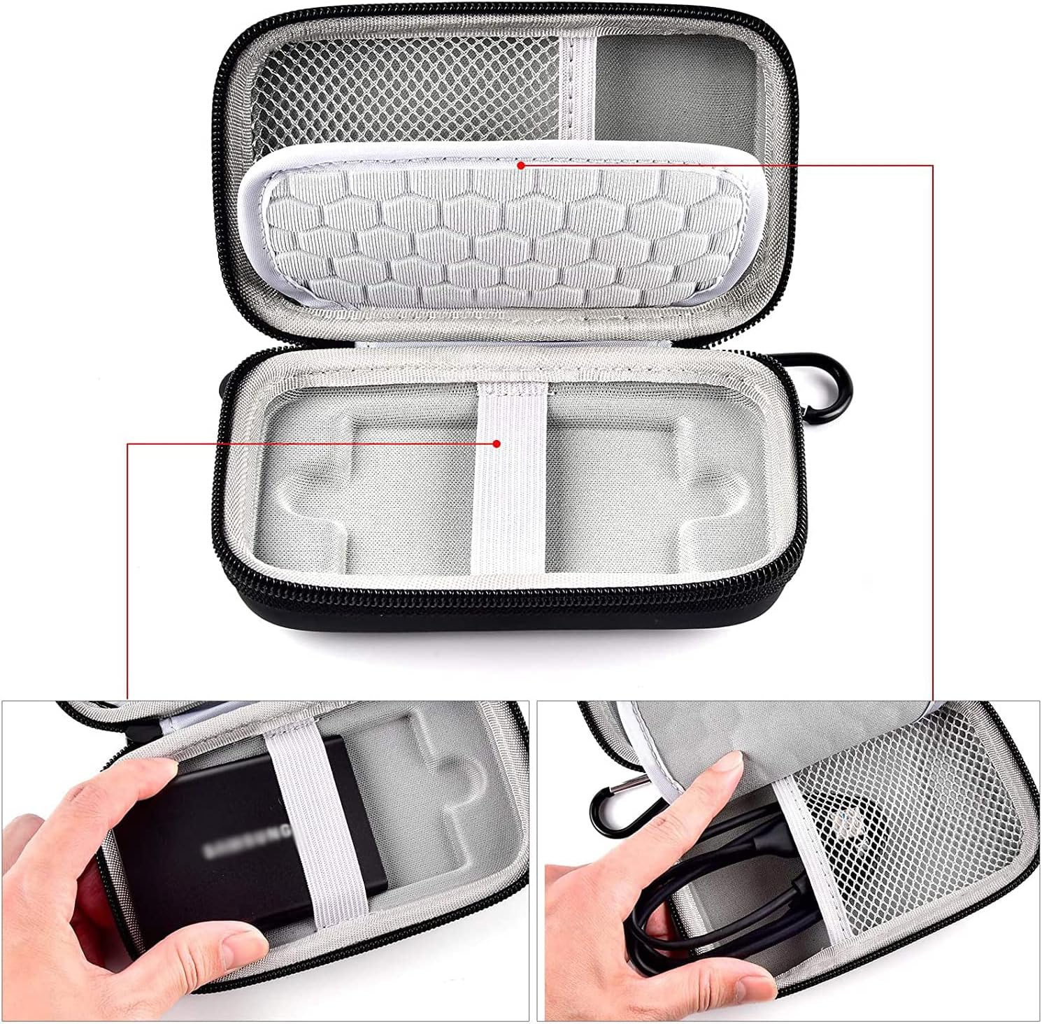 Universal USB 3.2 SSD Case, Sh - Tech Accessories Case avaliação e preço