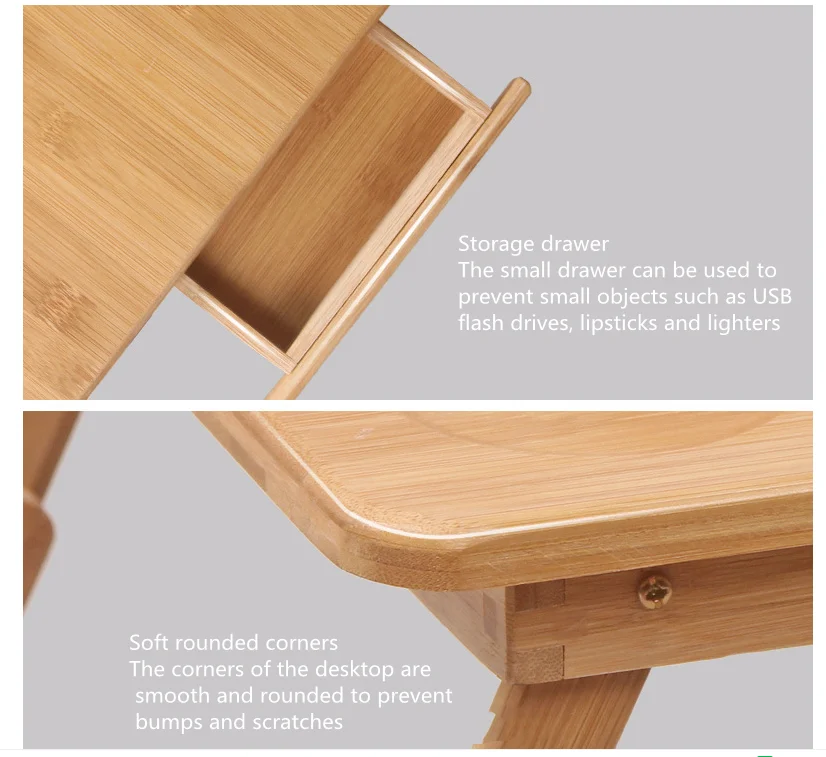 for Folding Multifunction Lapt - Laptop Stand Bamboo avaliação e preço