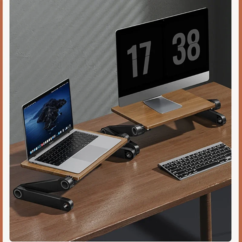 Solid Wood Laptop Height Stand - Laptop Stand Bamboo avaliação e preço