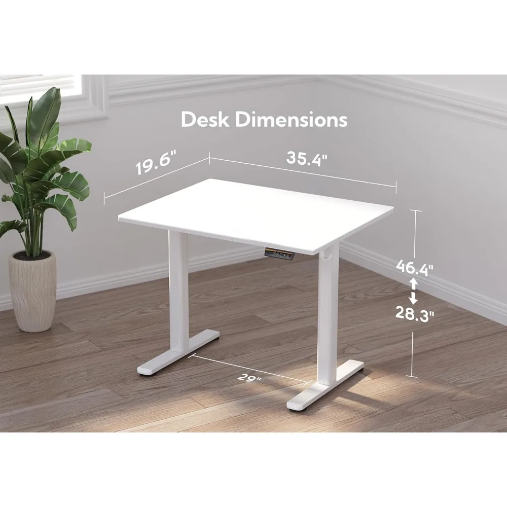 Small Glass Standing Desk, 35x - Laptop Stand Bamboo avaliação e preço