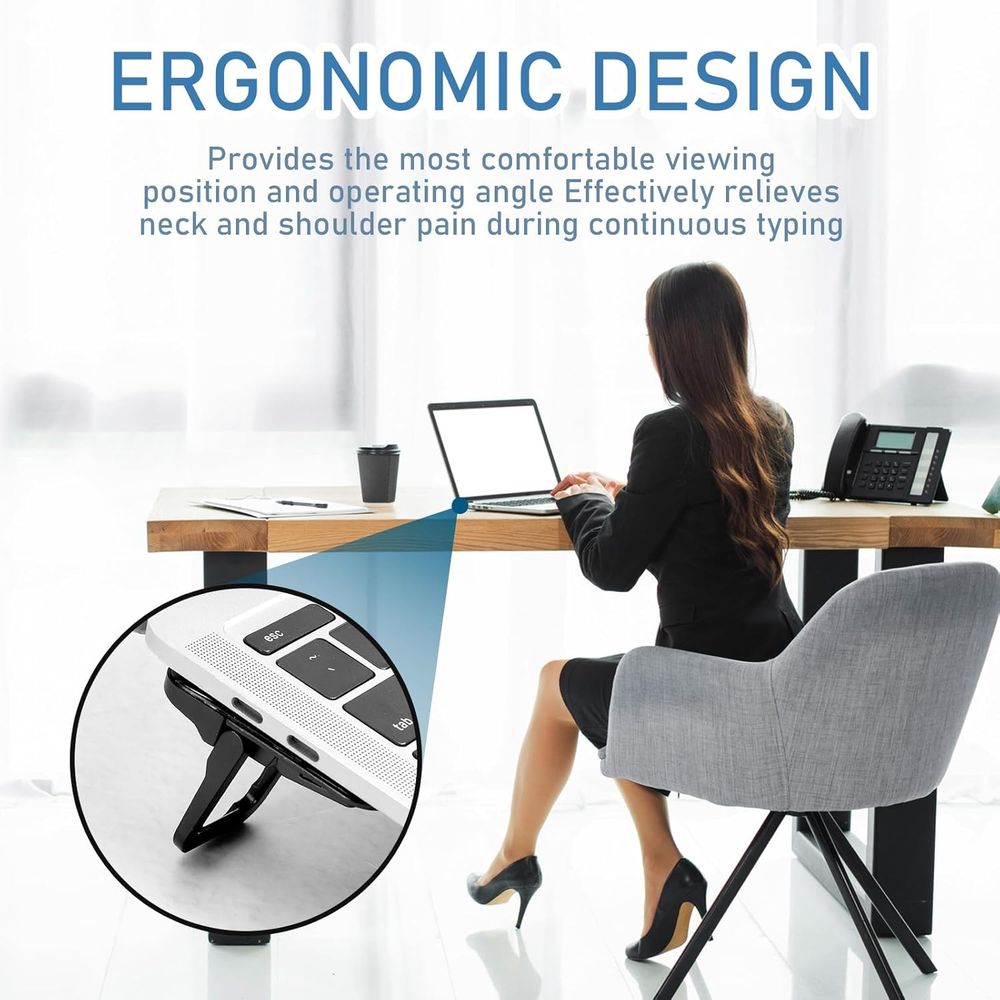 Dual-Angle Portable Keyboard S - Laptop Stand Bamboo avaliação e preço