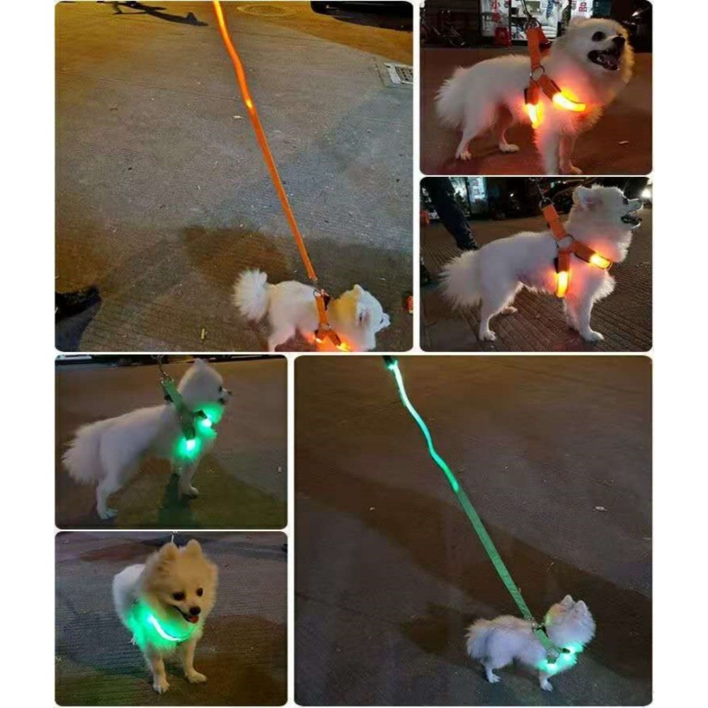 Breathable Light Up LED Dog Ha - Tech Dog Accessories avaliação e preço
