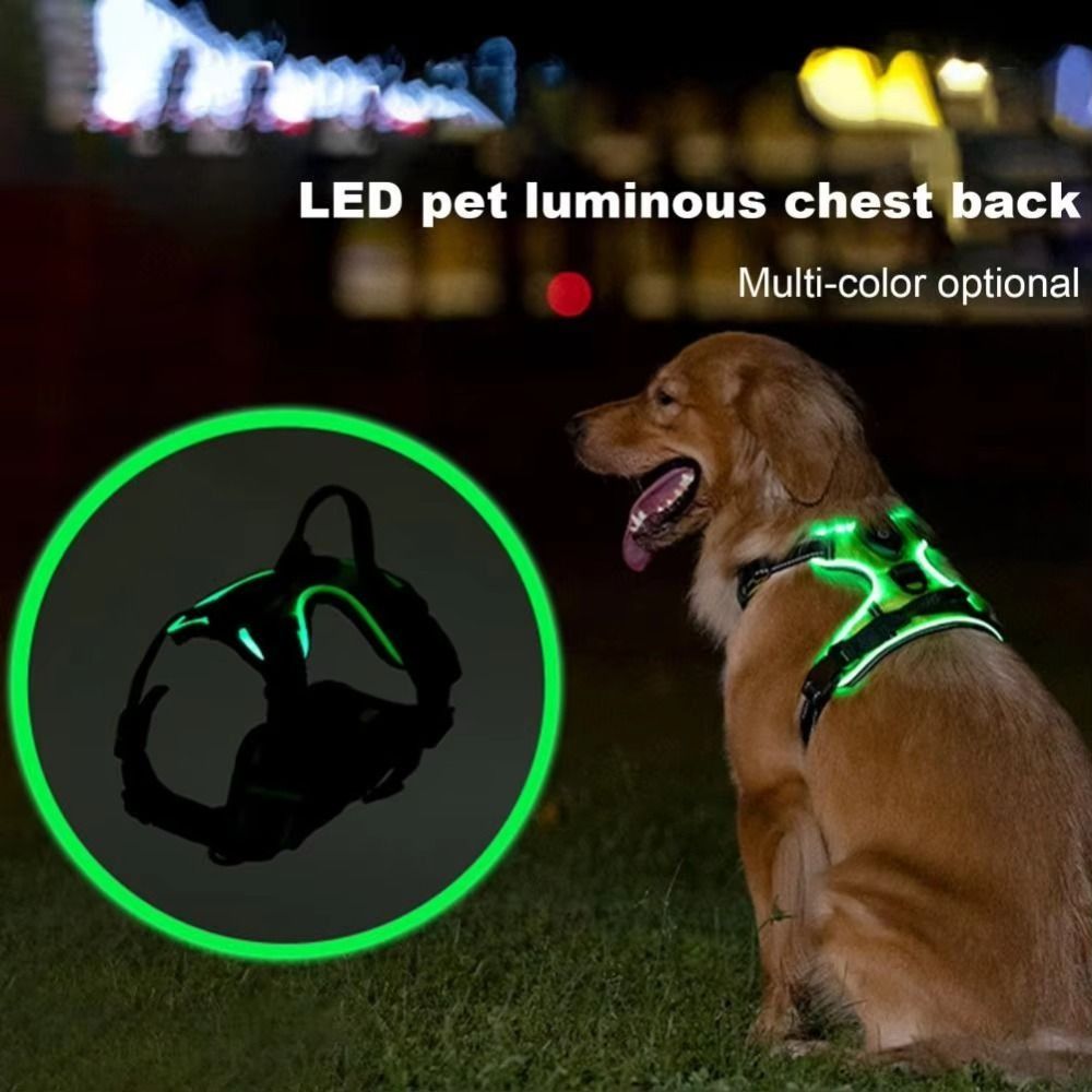 Durable Light Up LED Dog Harne - Tech Dog Accessories avaliação e preço