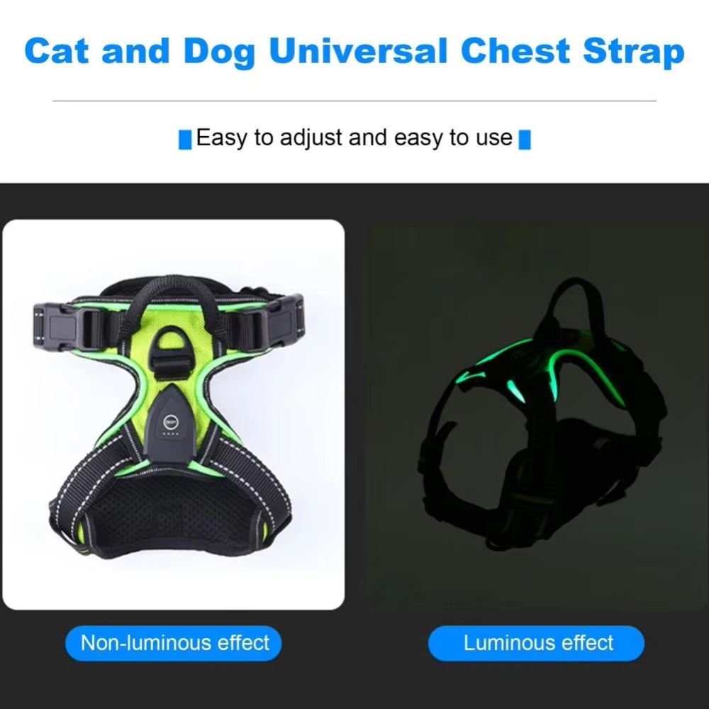 Durable Light Up LED Dog Harne - Tech Dog Accessories avaliação e preço