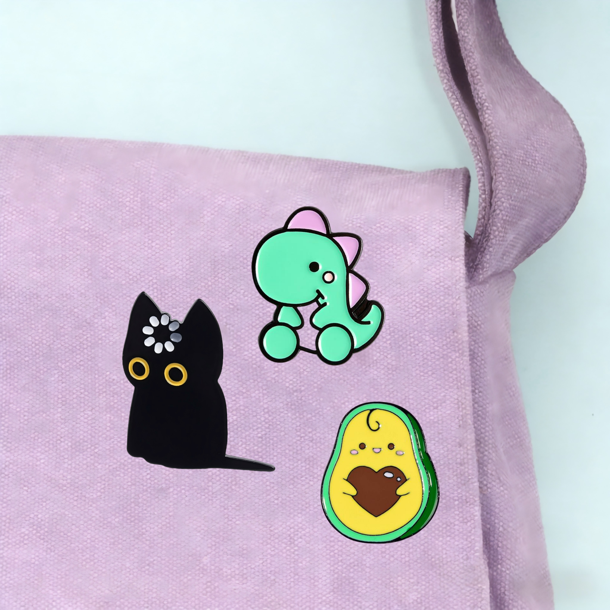 Cute Black Cat Loading Enamel  - Tech Accessories Backpack avaliação e preço