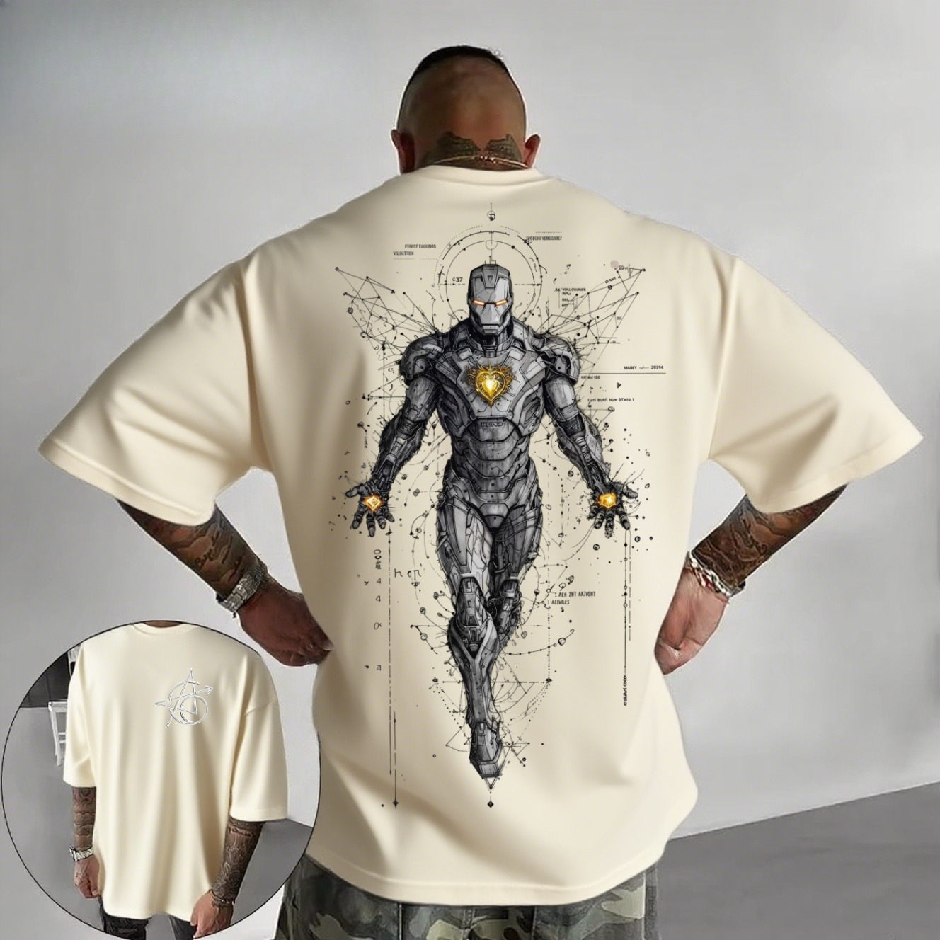 2026 New Cyberpunk Iron Man Te - Trending Tech Accessories avaliação e preço