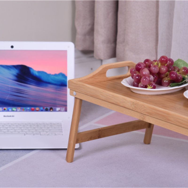 Portable Bamboo Wood Bed Tray  - Laptop Stand Bamboo avaliação e preço