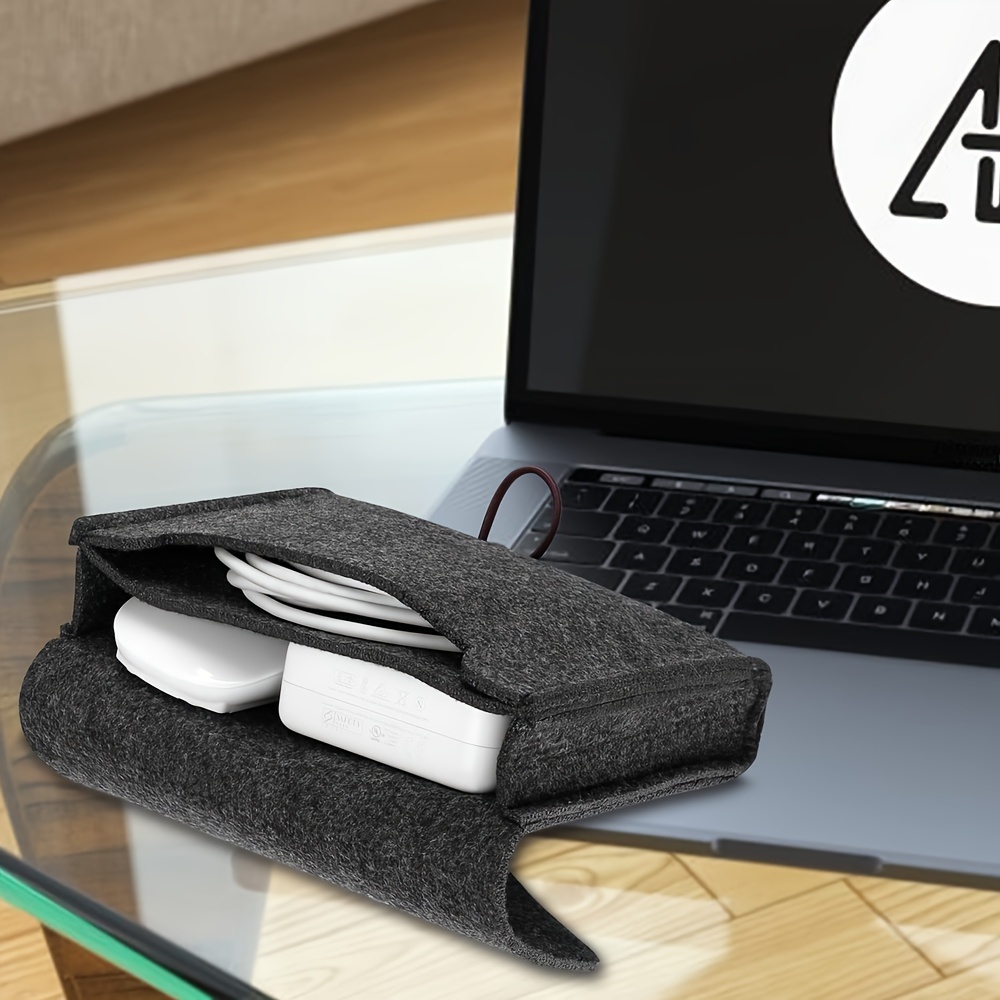 Portable Felt Storage Bag Outd - Tech Accessories Case avaliação e preço
