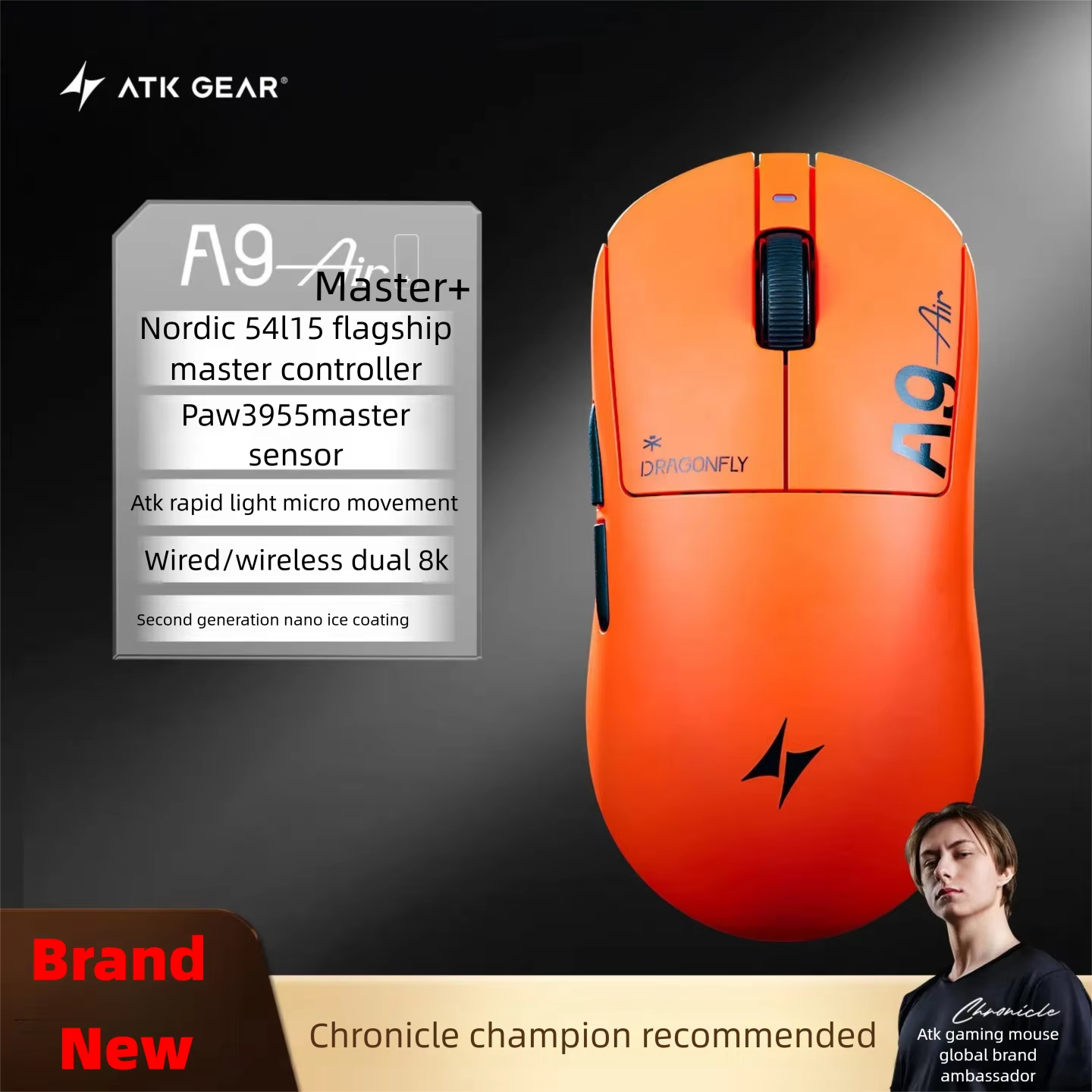 ATK A9 Air Ultimate Plus Gamin - Tech Computer Accessories avaliação e preço