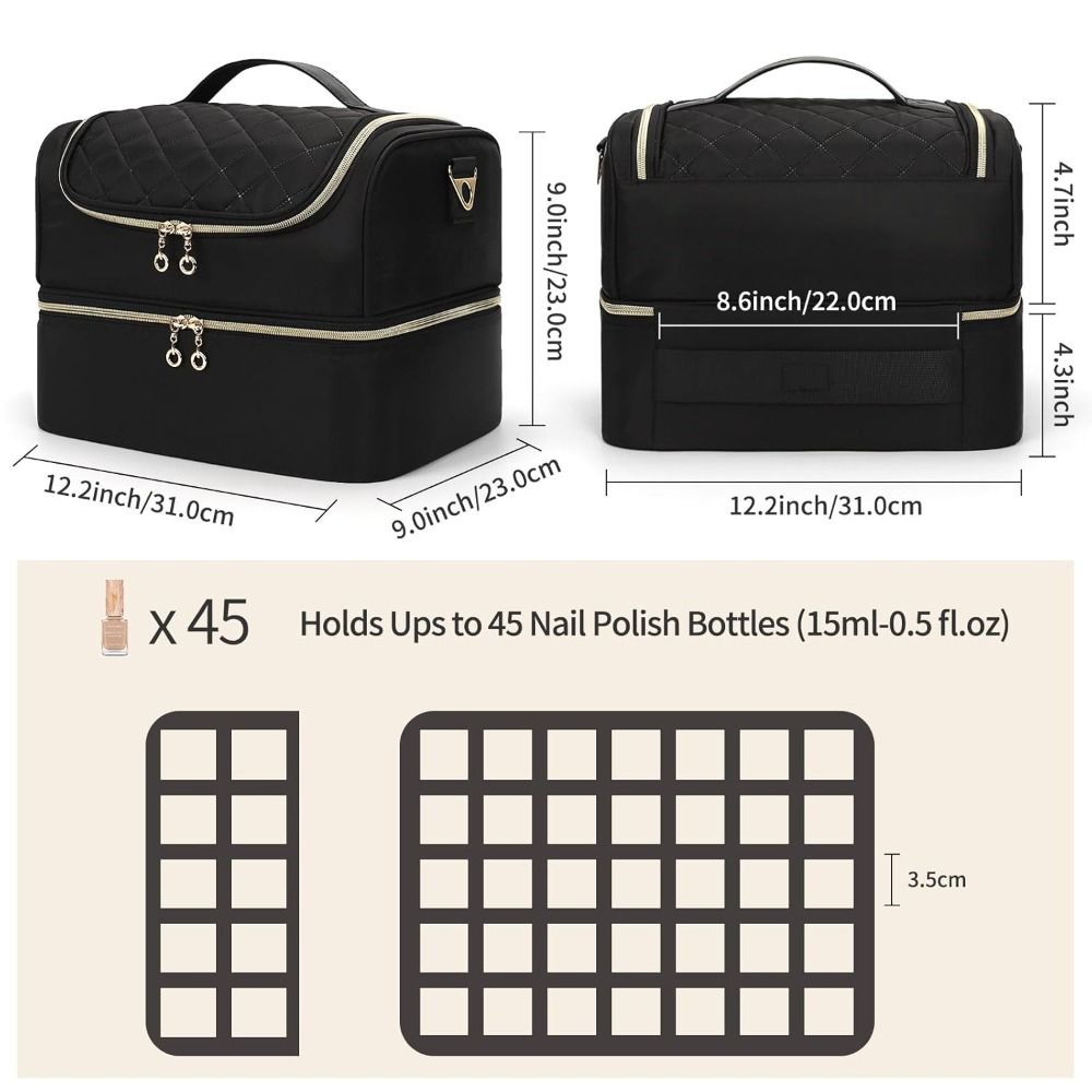Double Layer Nail Polish Organ - Tech Woven Accessories avaliação e preço