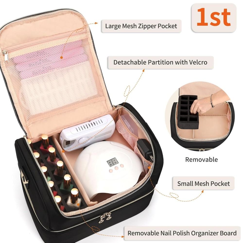 Double Layer Nail Polish Organ - Tech Woven Accessories avaliação e preço