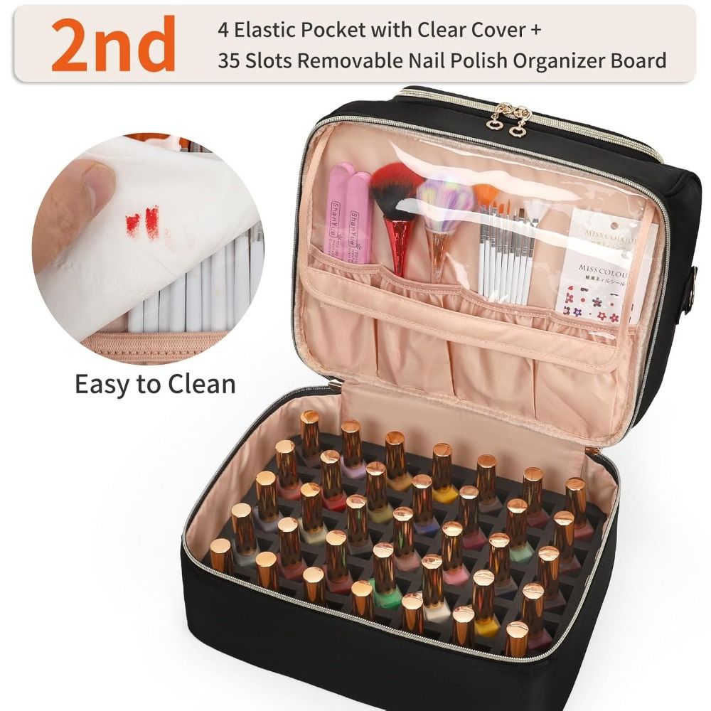 Double Layer Nail Polish Organ - Tech Woven Accessories avaliação e preço