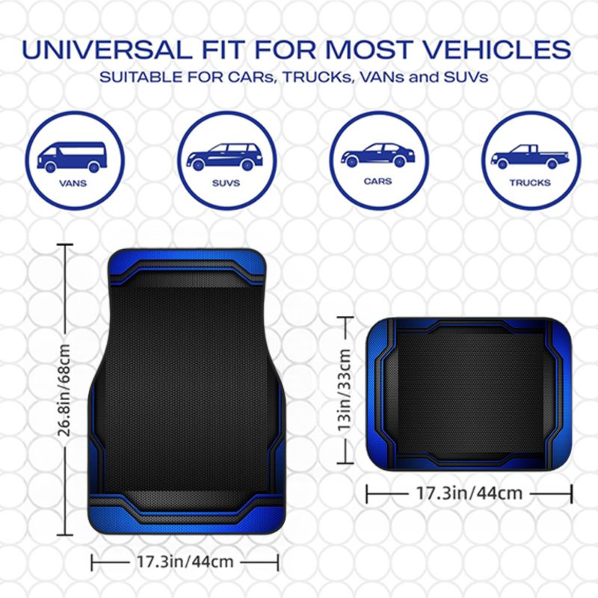 4pcs Blue Black Tech Geometric - Universal Tech Accessories avaliação e preço
