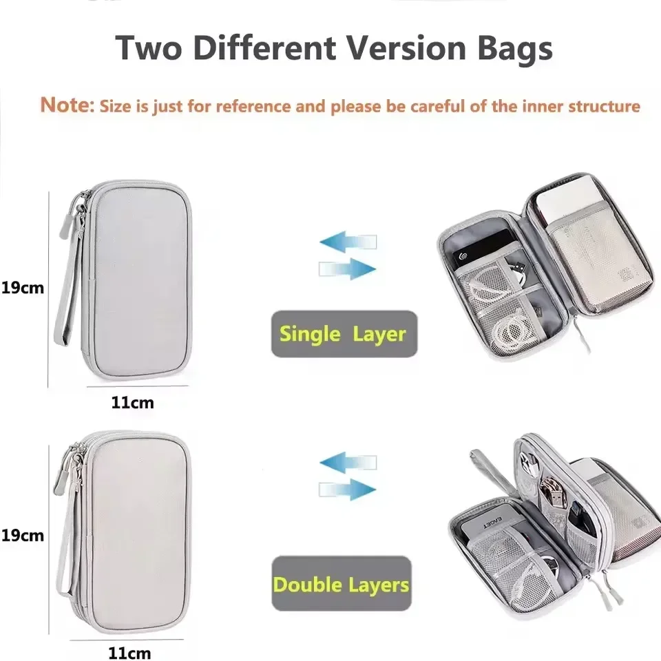 Travel Cable Bag Portable Digi - Tech Accessories Case avaliação e preço