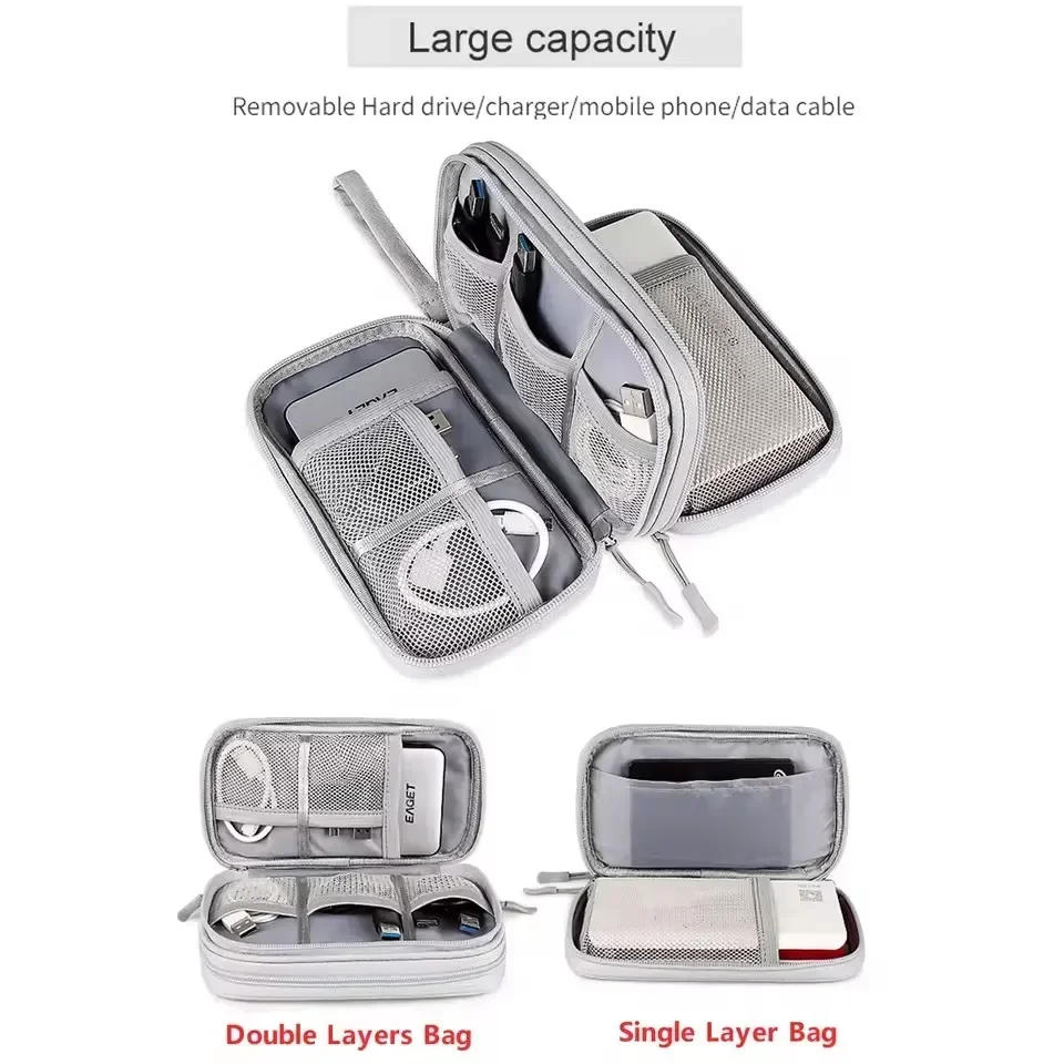 Travel Cable Bag Portable Digi - Tech Accessories Case avaliação e preço
