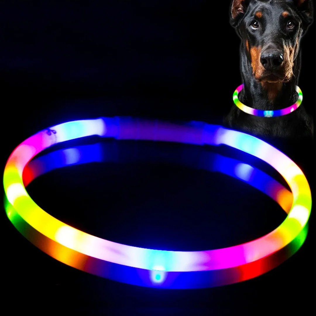 New Led Luminous Dog Collar 4  - Tech Dog Accessories avaliação e preço