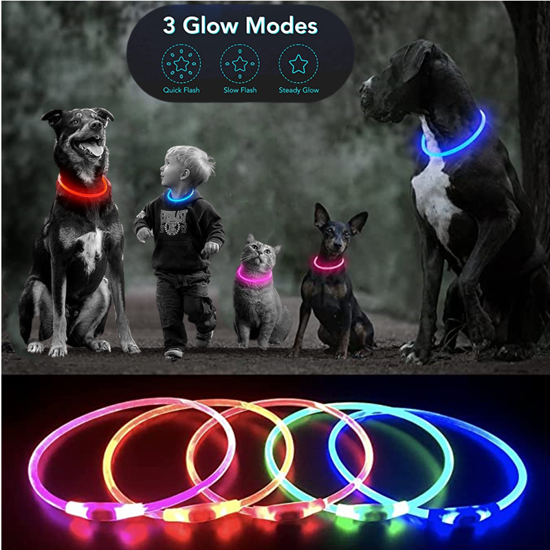 Luminous Dog Collar Light Char - Tech Dog Accessories avaliação e preço
