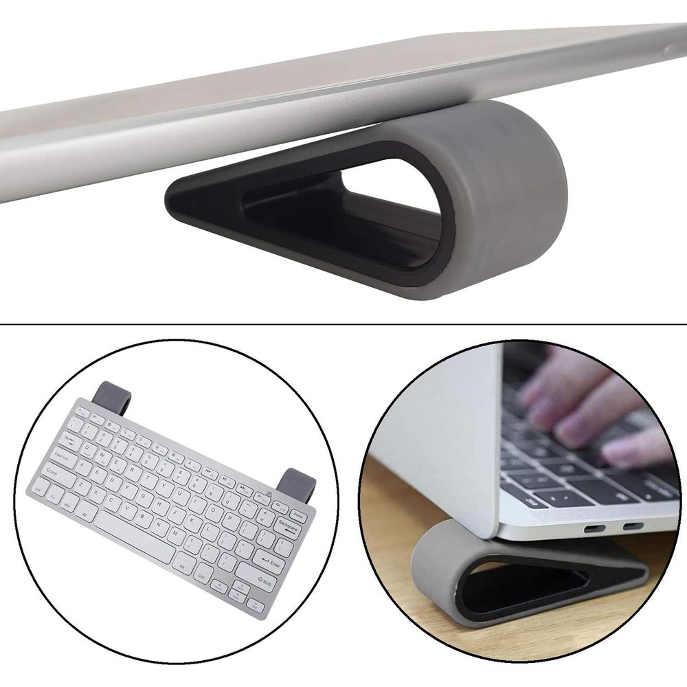 4-Pack Silicone Laptop Stands  - Laptop Stand Bamboo avaliação e preço