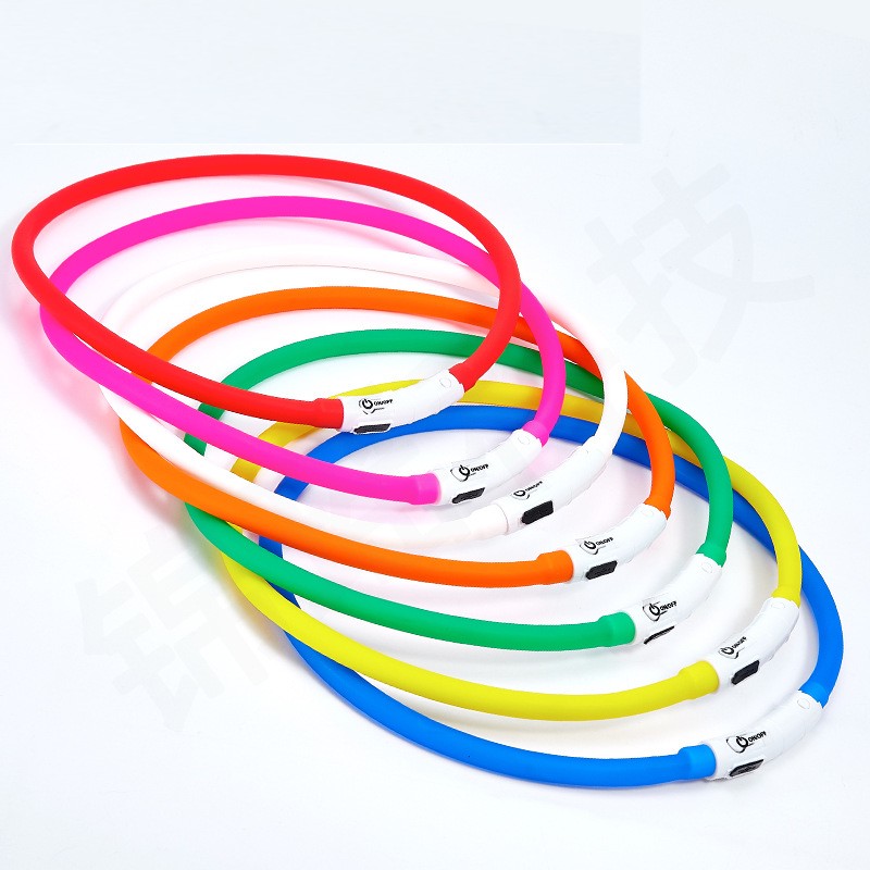 Silicone LED Dog Collar Rechar - Tech Dog Accessories avaliação e preço