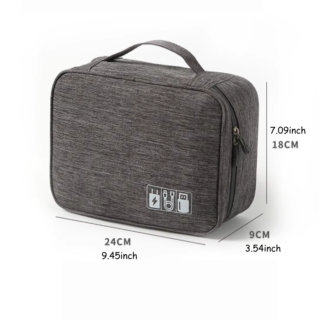 1PC High-Capacity Cable and Ac - Tech Accessories Case avaliação e preço