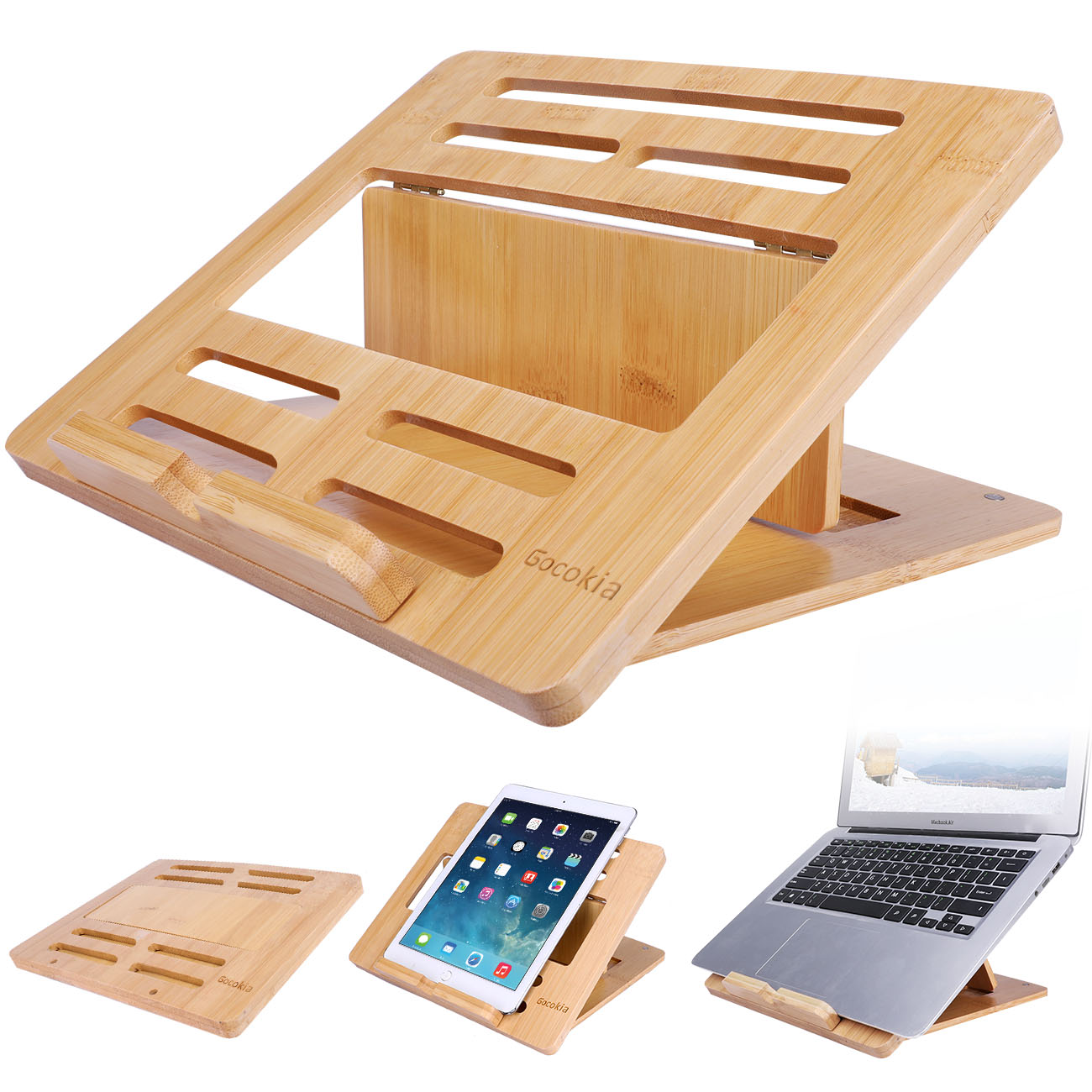 Bamboo Fodable Laptop Notebook - Laptop Stand Bamboo avaliação e preço