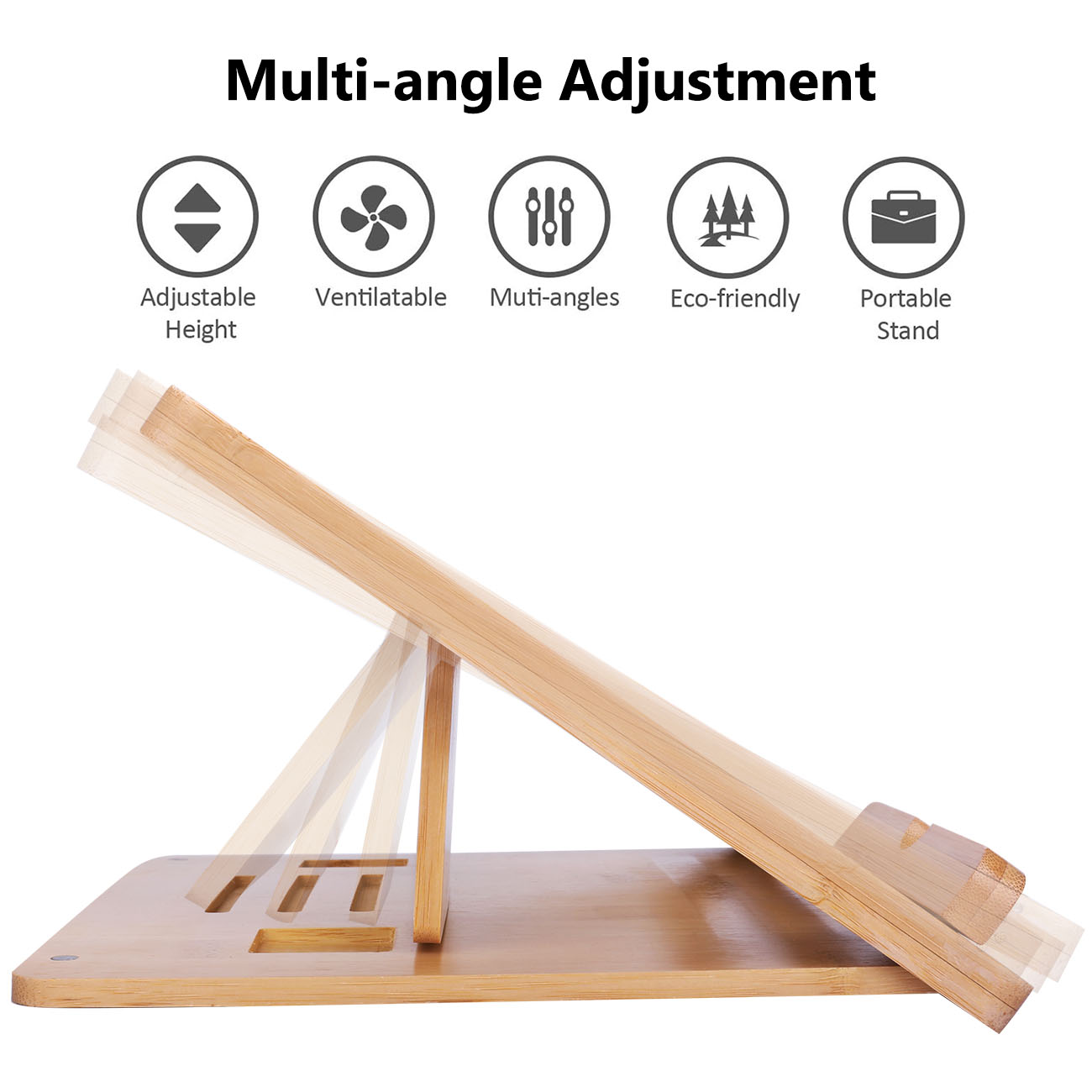 Bamboo Fodable Laptop Notebook - Laptop Stand Bamboo avaliação e preço