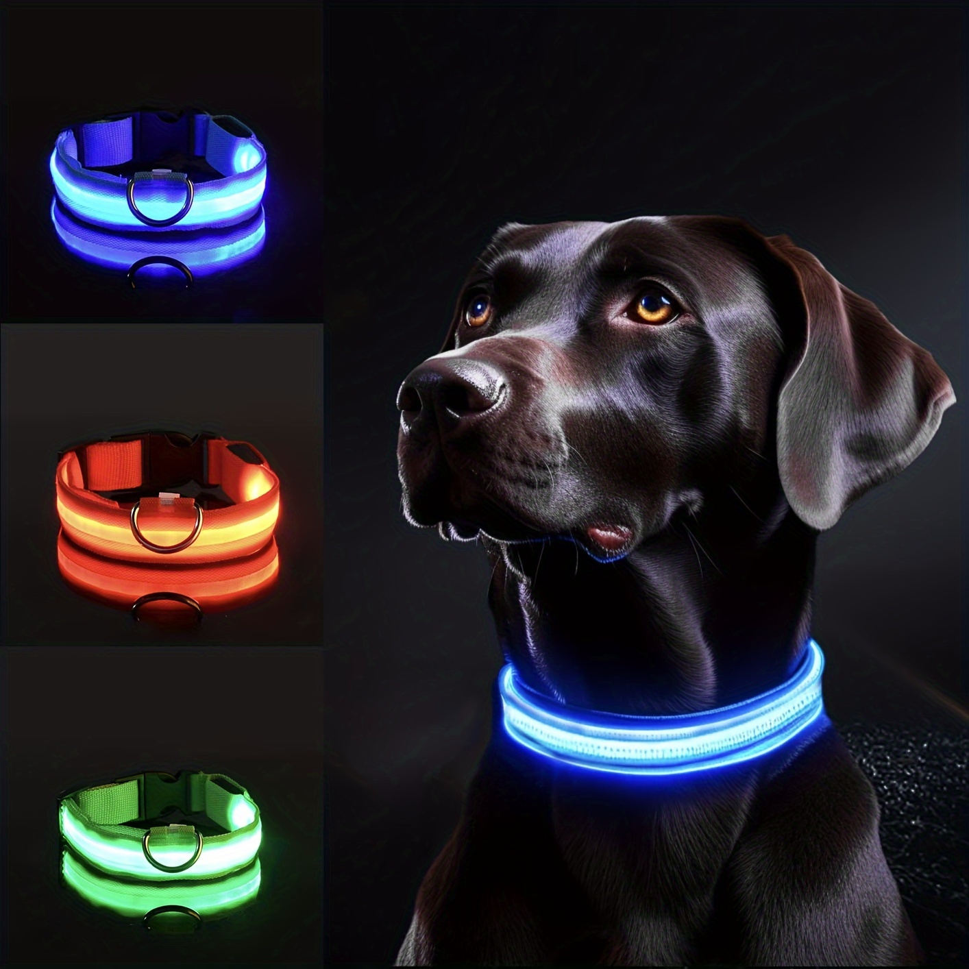 Reflective LED Dog Collar for  - Tech Dog Accessories avaliação e preço