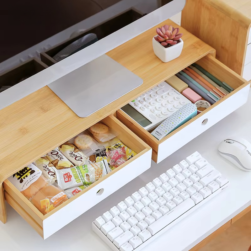 Bamboo Laptop Monitor Riser Ec - Laptop Stand Bamboo avaliação e preço