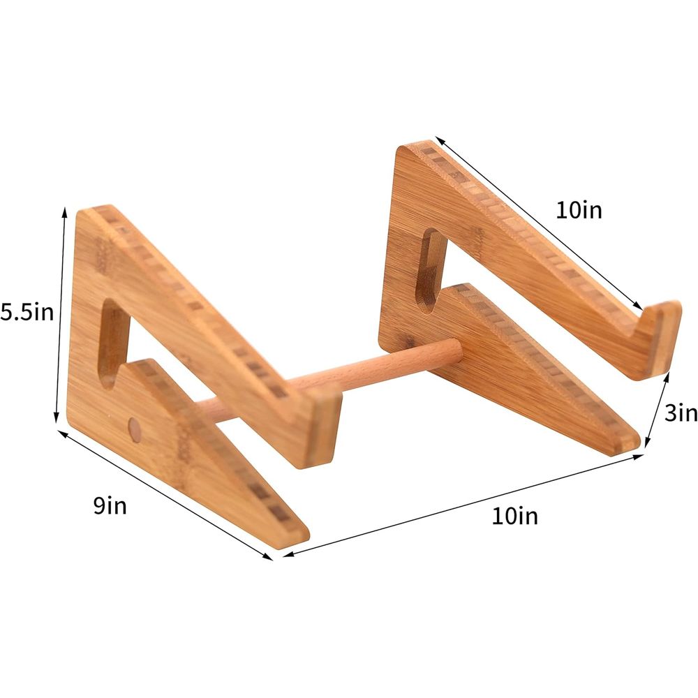 Laptop Stand - Wooden Desk, Ba - Laptop Stand Bamboo avaliação e preço