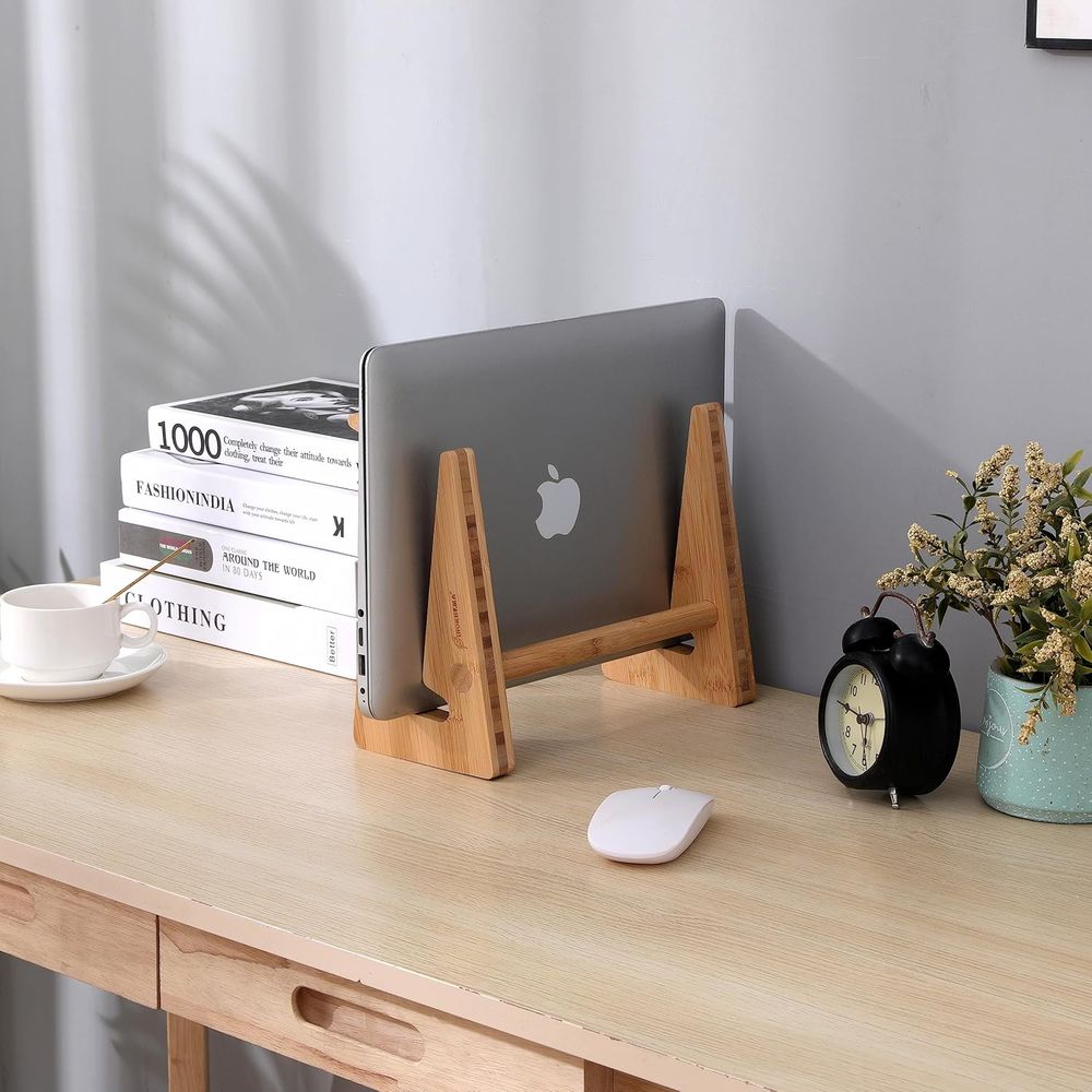 Laptop Stand - Wooden Desk, Ba - Laptop Stand Bamboo avaliação e preço