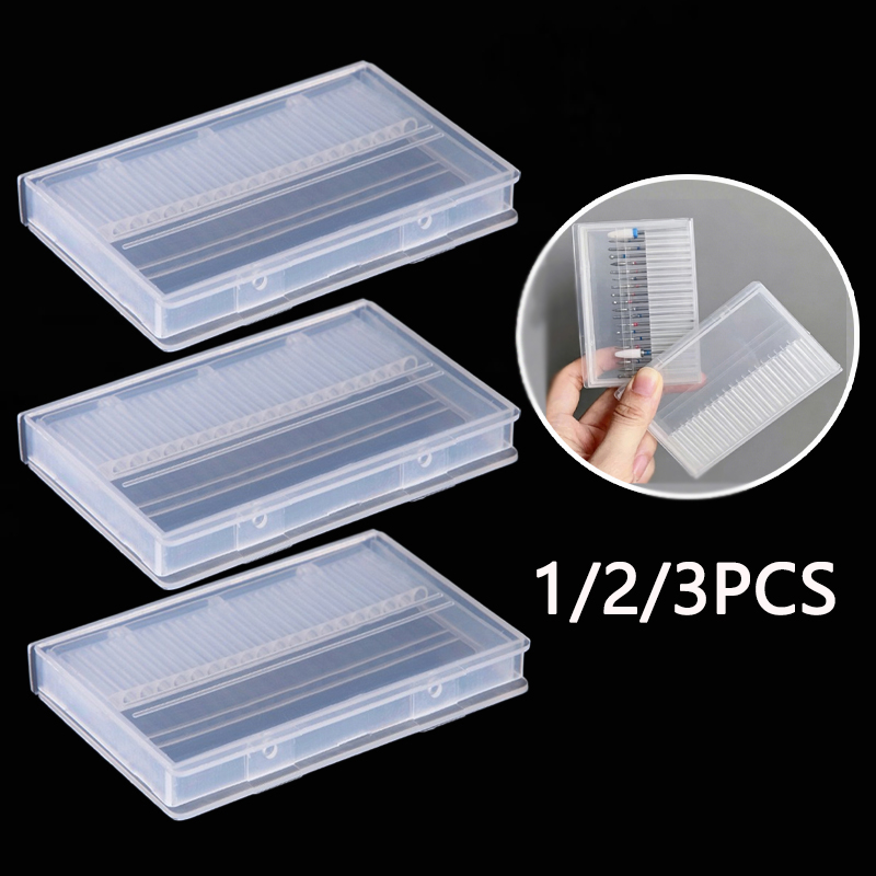 1/2/3PCS 20 Slots Clear Nail D - Tech Computer Accessories avaliação e preço