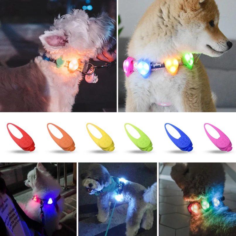 Pet Led Silicone Rubber Pendan - Tech Dog Accessories avaliação e preço