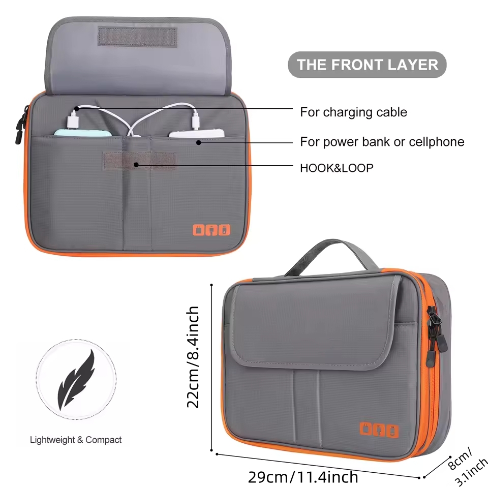 Travel Double Layer Digital St - Tech Accessories Case avaliação e preço