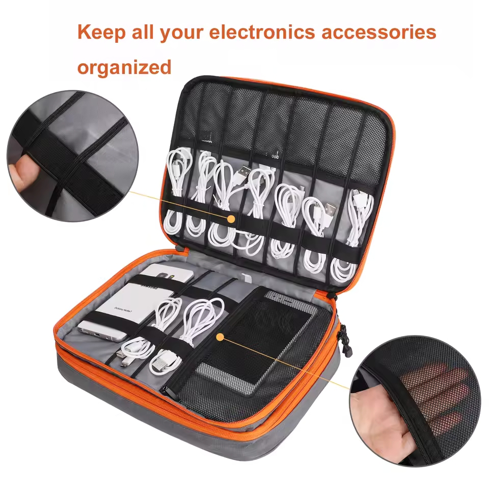 Travel Double Layer Digital St - Tech Accessories Case avaliação e preço