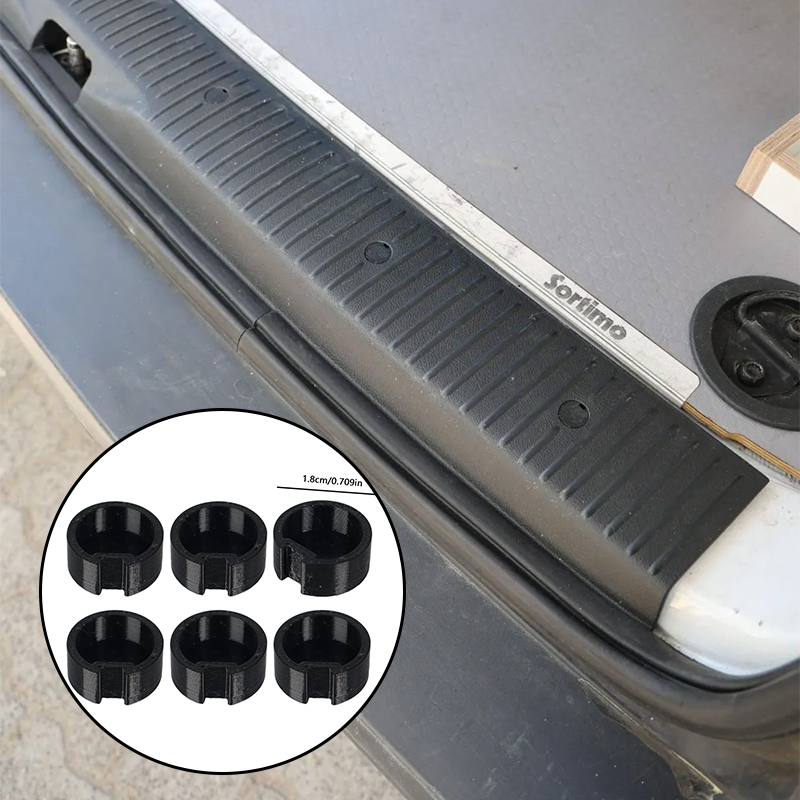 6pcs Car Tailgate Trim Cover F - Tech Computer Accessories avaliação e preço