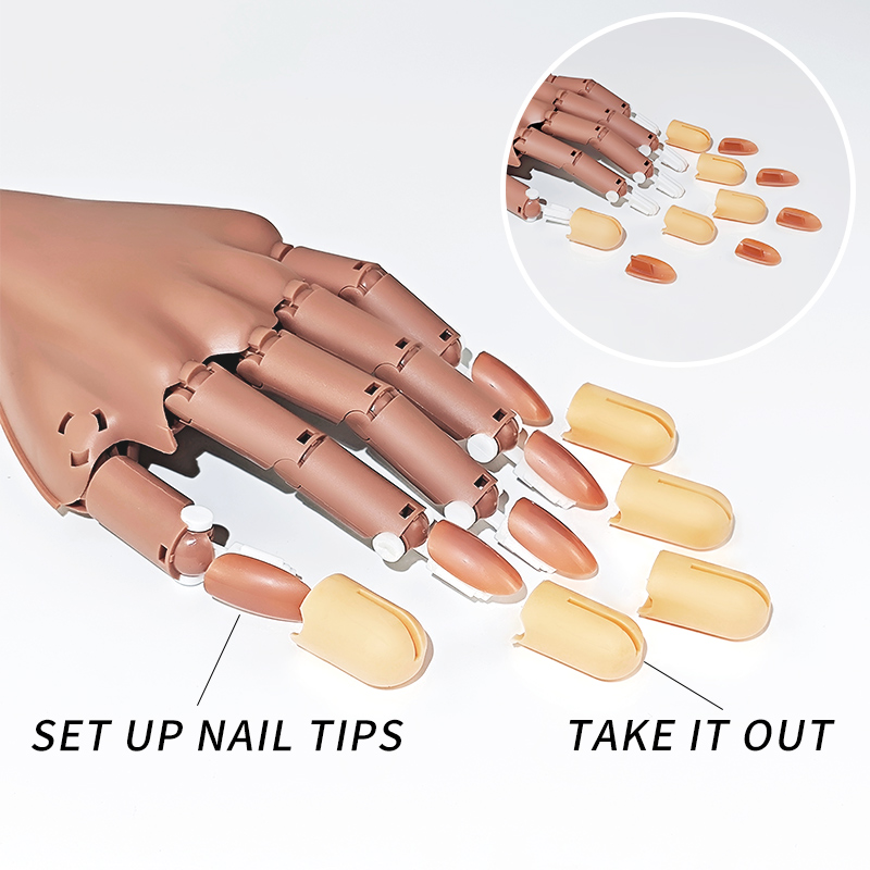 Nail Fake Practice Hand Movabl - Tech Accessories Stand avaliação e preço