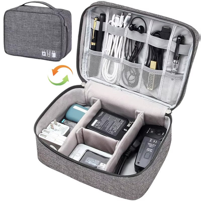 Travel Cable Storage Bag Porta - Tech Accessories Case avaliação e preço