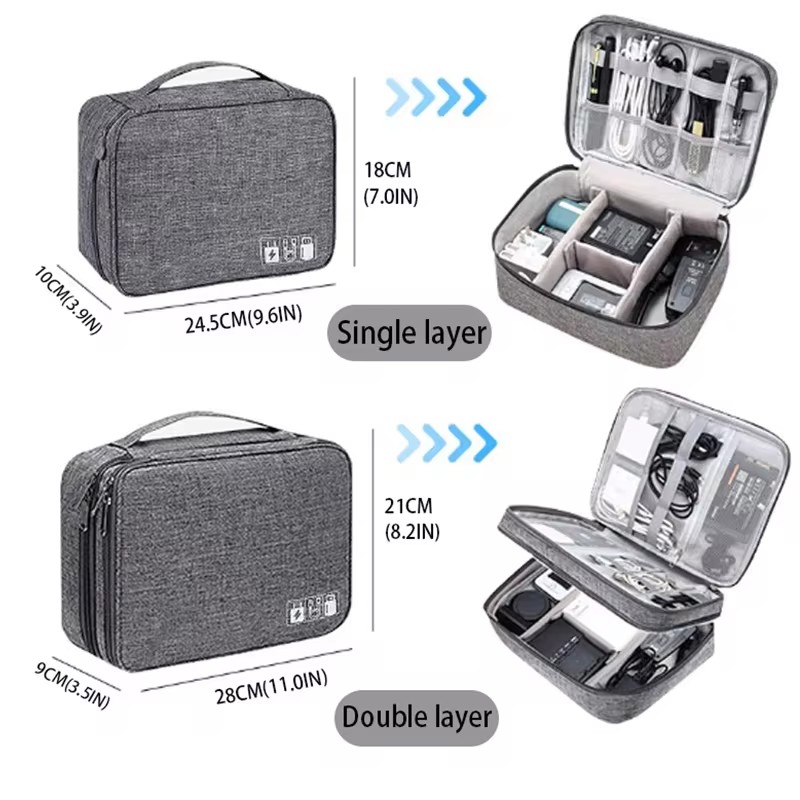 Travel Cable Storage Bag Porta - Tech Accessories Case avaliação e preço